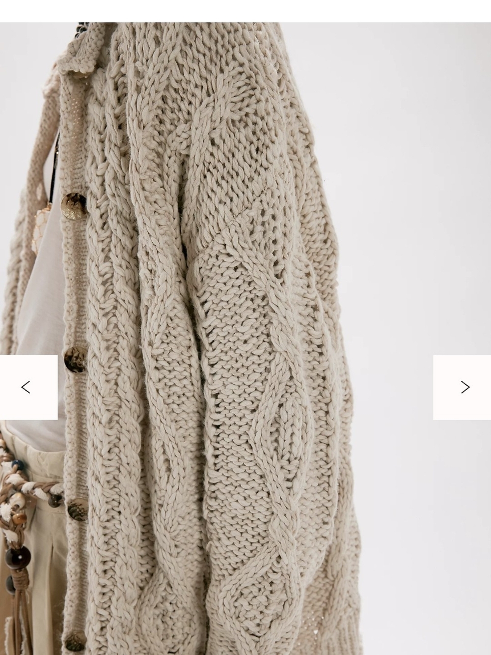 Free People Opal Knit Cardi Xs $168 - Picture 2 of 6